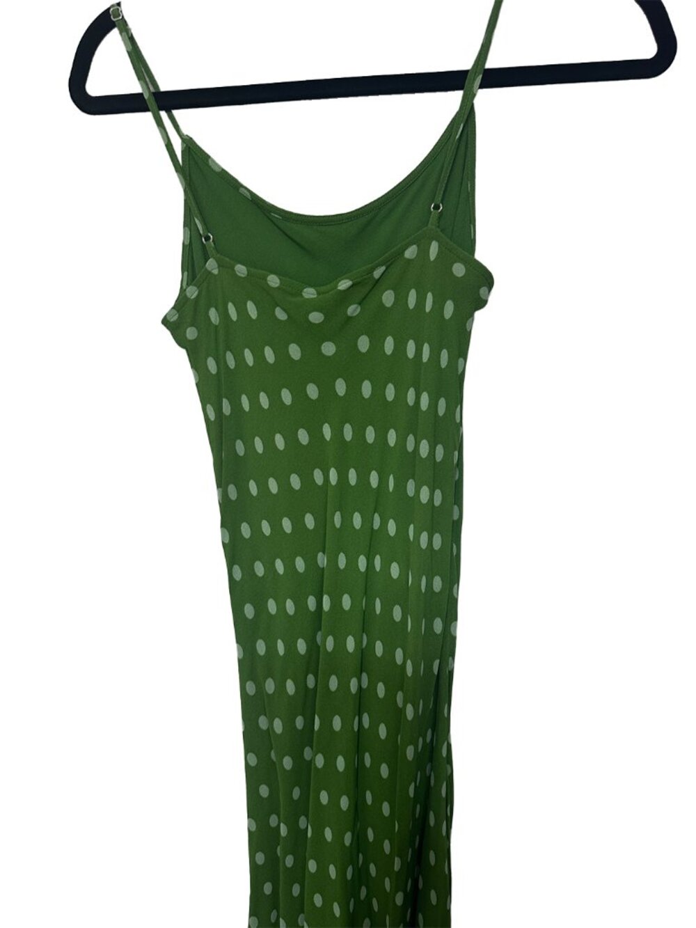 Reformation Emerick Dress in Green Polka Dot - XS - Picture 7 of 7